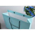 Sky Blue Color Shopping Paper Bag Qwn Design Customize